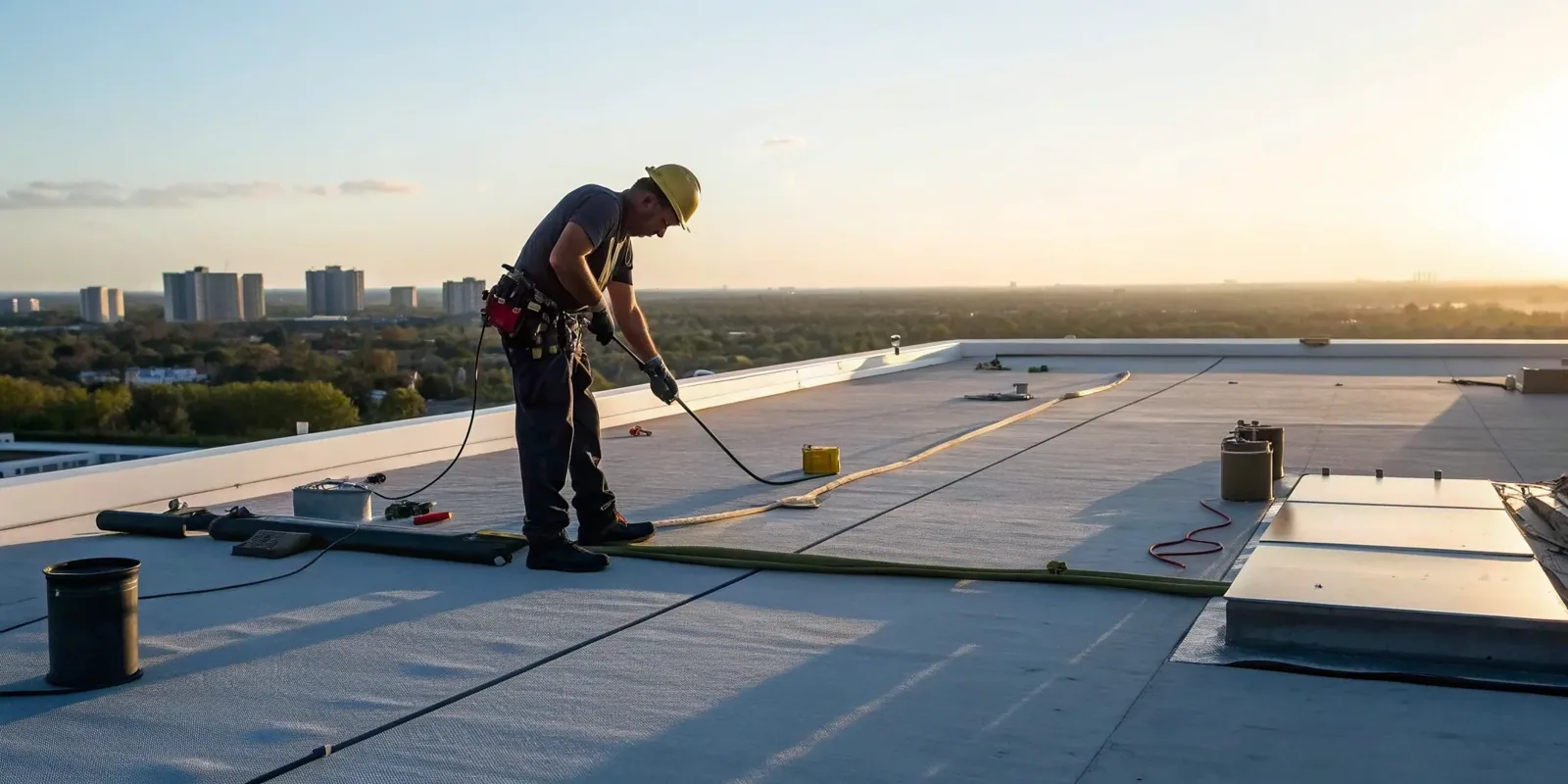Commercial Roof Inspection in Lowell, MA