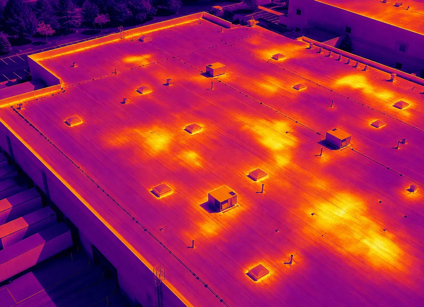 Infrared Roof Moisture Surveys in Lowell, MA